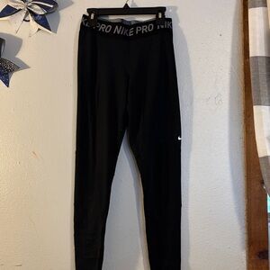 Nike Kids Pro Black Leggings